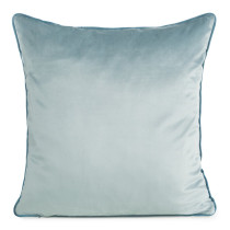 Zamatová obliečka 45x45 cm na vankúš GAJA zelená s lemovaním